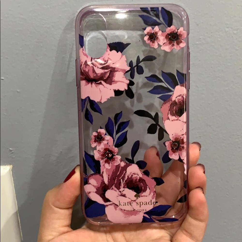 Kate Spade Floral iPhone XS case